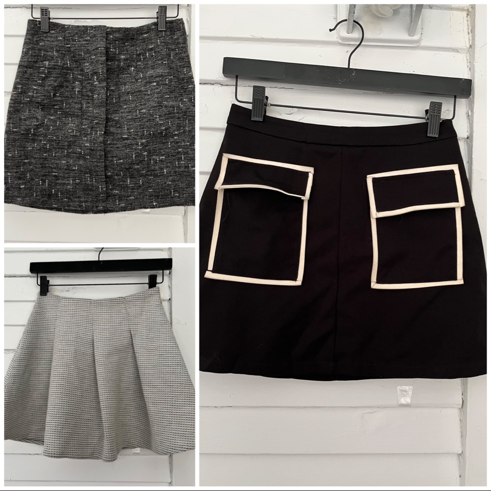 Trio mini skirts Y2K
